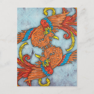 Carte Postale Phénix chinois
