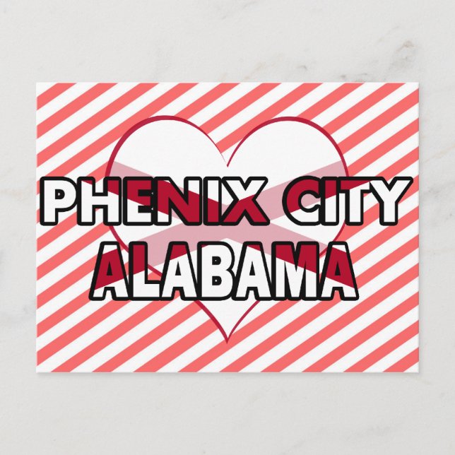 Carte Postale Phenix City, Alabama (Devant)