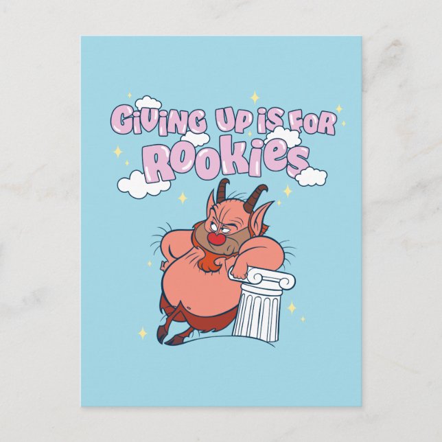 Carte Postale Phil - Giving Up is for Rookies Postcard (Devant)