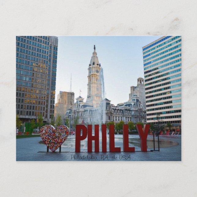 Carte postale Philadelphie (Devant)