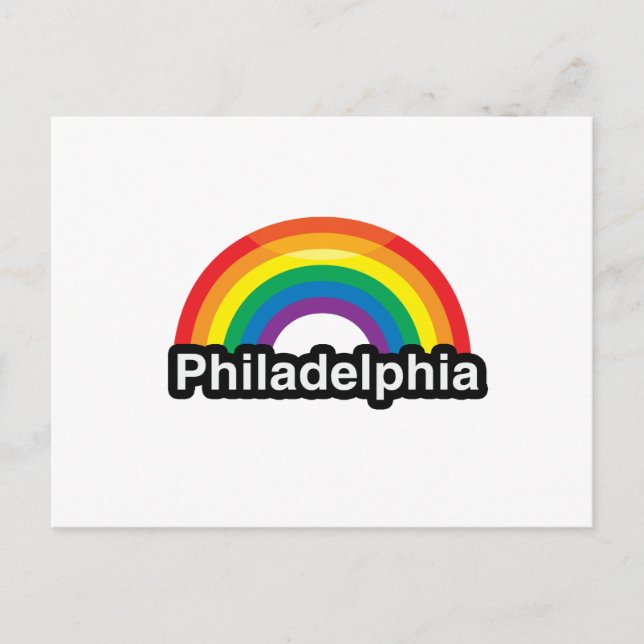 Carte Postale PHILADELPHIE LGBT PRIDE RAINBOW -.png (Devant)