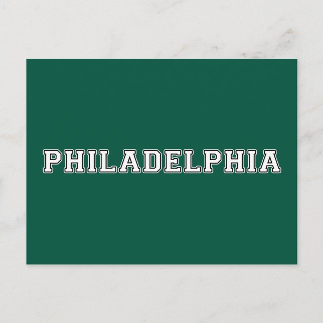 Carte Postale Philadelphie Pennsylvanie (Devant)