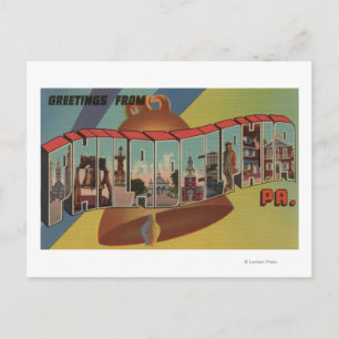 Carte Postale Philadelphie, Pennsylvanie (Liberty Bell)