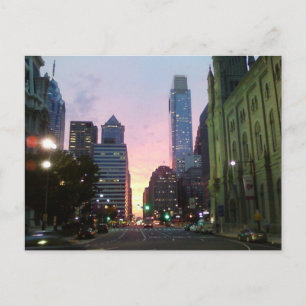 Carte postale Philadelphie Sunset