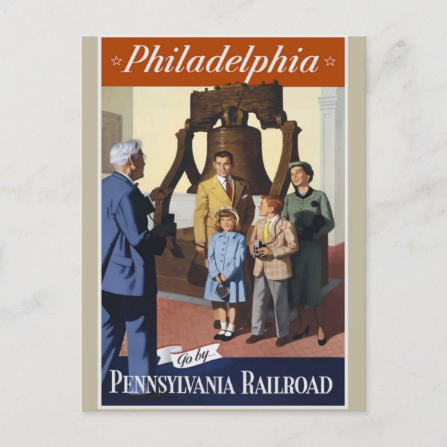 Carte Postale Philadelphie Travel (Devant)