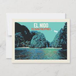 Carte Postale Philippines, El Nido merveille de la nature, Palaw