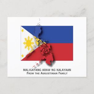 Carte Postale Philippines JOYEUX JOUR DE L'INDÉPENDANCE
