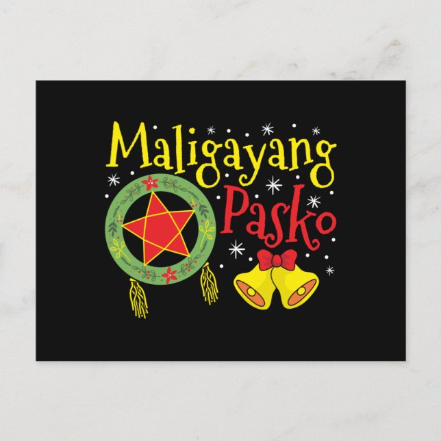 Carte Postale Philippines Noël philippin Joyeux Noël (Devant)