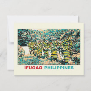 Carte Postale Philippines, peuple Ifugao Cordillera Centre