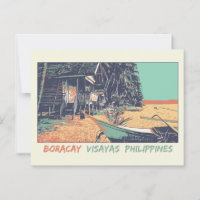 Philippines, plage de Boracay dans les îles Visaya