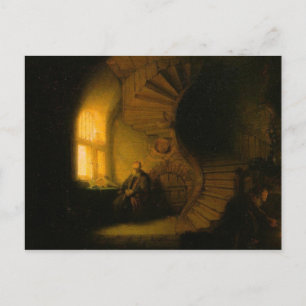 Carte Postale Philosophe en méditation