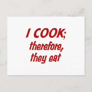 Carte Postale Philosophie du chef - Choisissez votre couleur Arr