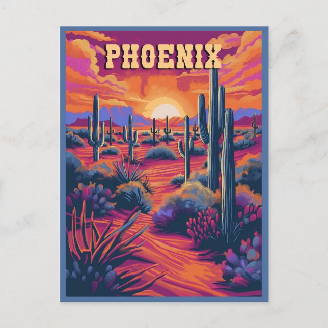 Carte Postale Phoenix, Arizona Travel (Devant)