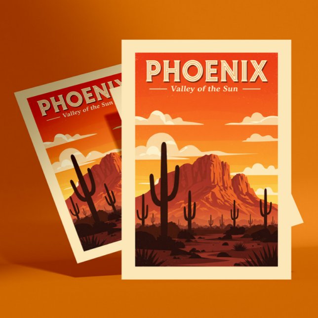 Carte Postale Phoenix vintage (Créateur téléchargé)
