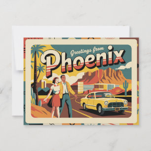 Carte postale Phoenix vintage   Salut de Phoenix