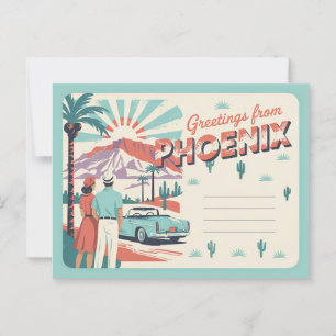 Carte postale Phoenix vintage   Salut de Phoenix