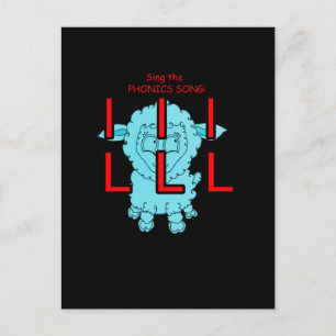 Carte Postale phonics postcard