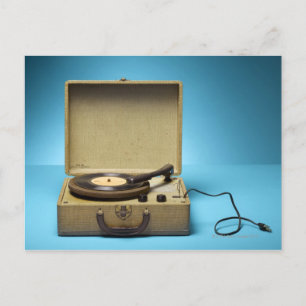 Carte Postale Phonographe vintage