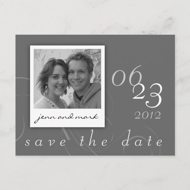 Carte postale photo 04 pour sauvegarde de date (Devant)
