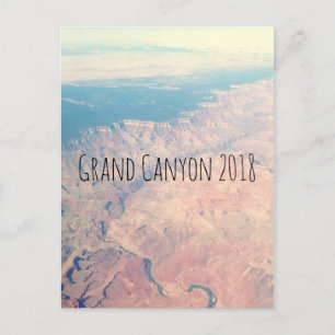 Carte Postale photo aérien rétro grand canyon arizona vintage