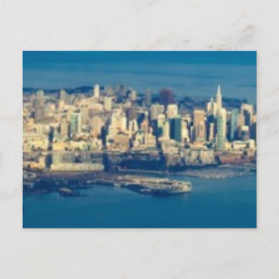 Carte Postale Photo aérienne de la baie de San Francisco