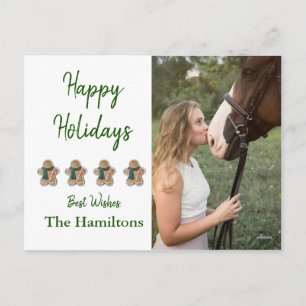 Carte postale photo avec pain d'épices