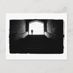 Carte Postale photo aza noir et blanc