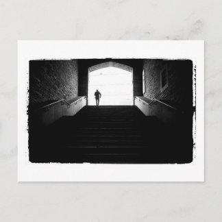 Carte Postale photo aza noir et blanc