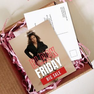 Carte Postale Photo Black Vendredi Gros produit de vente Promo