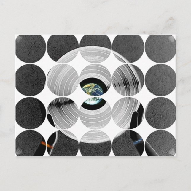 Carte postale photo circulaire (Devant)