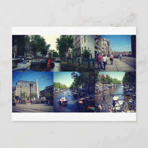 Carte Postale Photo collage Amsterdam 1