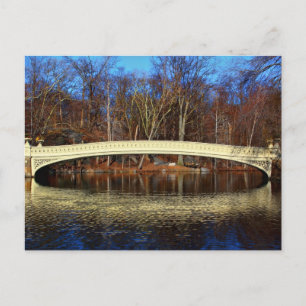 Carte Postale Photo de Bow Bridge à Central Park, New York