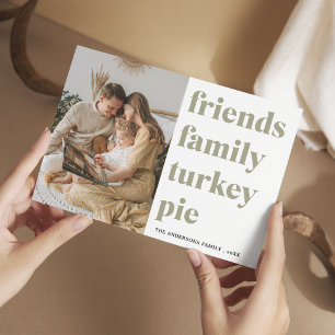 Carte Postale Photo de famille Famille des amis Turquie tarte