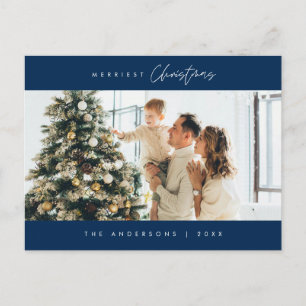 Carte Postale Photo de famille Noël le plus joyeux, Bonheur conf