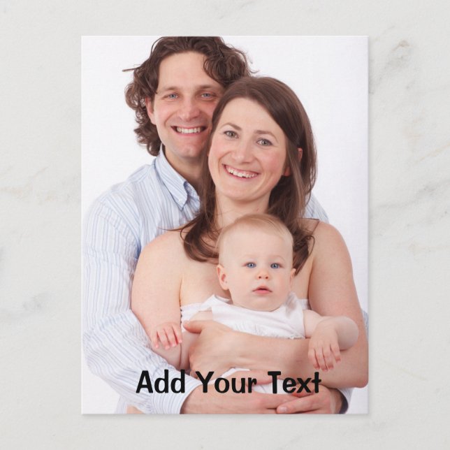 Carte Postale Photo de famille personnalisé    (Devant)