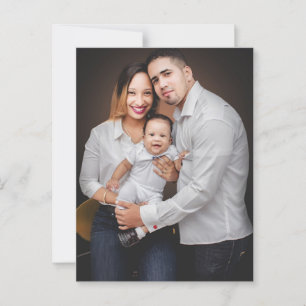 Carte Postale Photo de famille personnalisée sur mesure