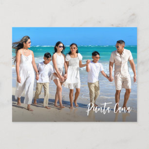Carte Postale Photo de famille Souvenir de voyage personnalisé