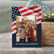Photo de la famille 4 juillet du Parti sur America