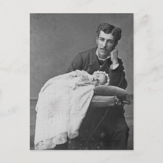 Carte Postale Photo de la mort de l'ère victorienne (Devant)