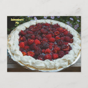 Carte Postale Photo de la tarte salmonberry