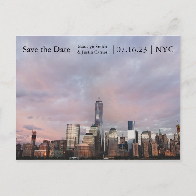 Carte postale photo de la tour de la liberté de NY (Devant)