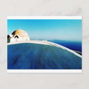 Carte Postale Photo de l'île grecque de Santorin Colette ( CHG)