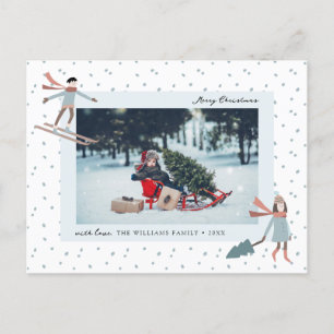 Carte postale photo de Noël