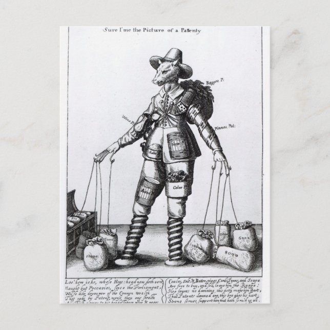 Carte Postale Photo de Pattenty', c.1641-50 (Devant)