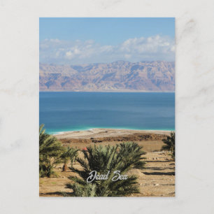 Carte Postale Photo de paysage de la mer Morte