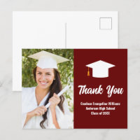 Photo de remise des diplômes personnalisé Marron B