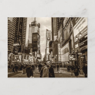 Carte Postale Photo de Times Carré à New York