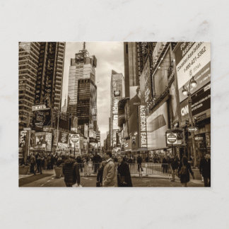 Carte Postale Photo de Times Carré à New York