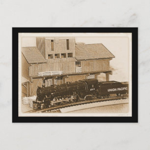 Carte Postale Photo de train à modèle ancien