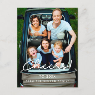 Carte Postale Photo de vacances minimaliste